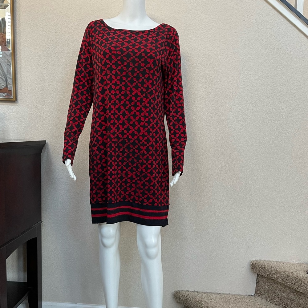 RedBlack Michael Kors long sleeve Tunic dress